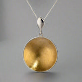 Brushed Gold Bowl with featured Bail Detail - Doyle Design Dublin